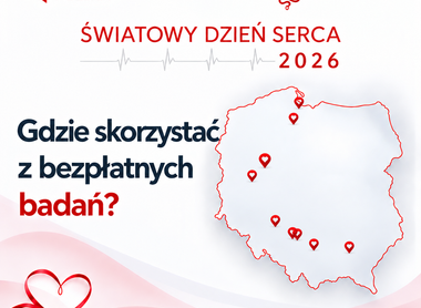 Światowy Dzień Serca 2026. Gdzie skorzystać z bezpłatnych badań i konsultacji?