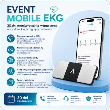 Event Holter EKG - 30 dni monitorowania