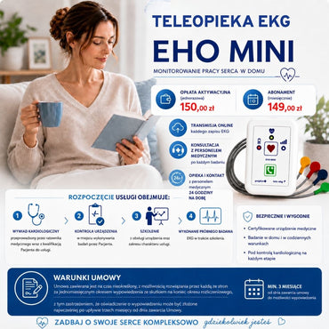Teleopieka EKG EHO Mini