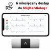 6-miesięczny dostęp do MójKardiolog+ z urządzeniem do monitorowania EKG – zdalna kontrola pracy serca, zapis 6-odprowadzeniowego EKG w aplikacji oraz stały kontakt z zespołem medycznym i specjalistycznym wsparciem kardiologicznym