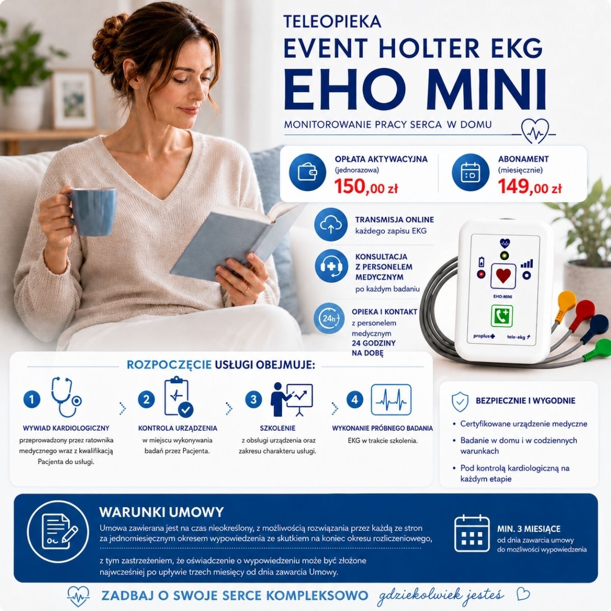 Teleopieka Event Holter (EHO Mini)